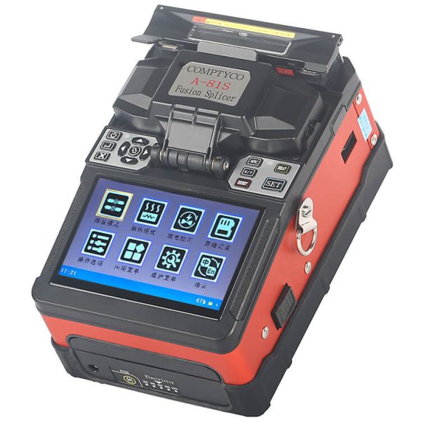 Full Automatic Fusion Splicer Intelligent Multi function Fiber Optic Fusion Splicing Machine A-81S