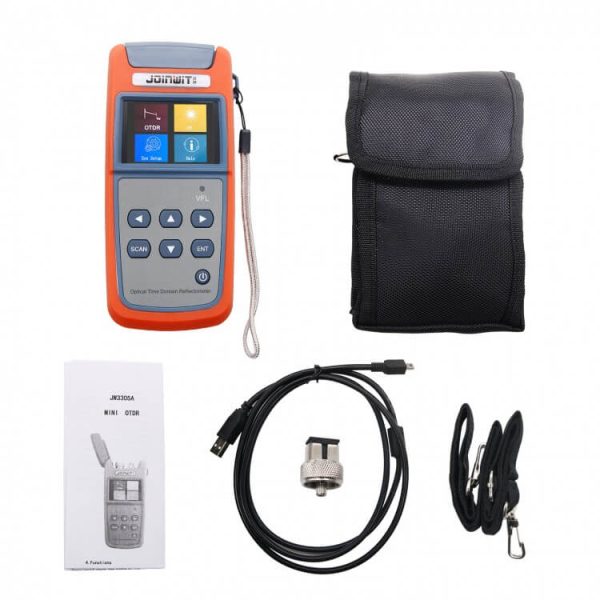 ftth tester single mode 1310nm 1550nm 32db 30db mini otdr JW3305A meter - Image 2