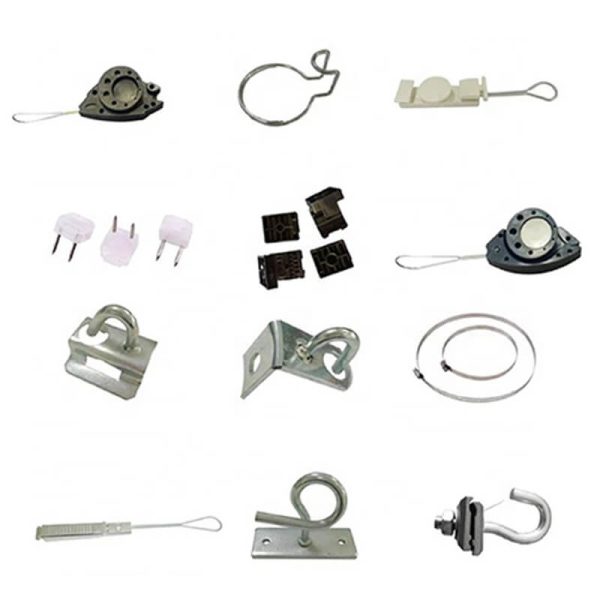 Metal fiber optic drop cable clamp for FTTH 2-6mm - Image 2