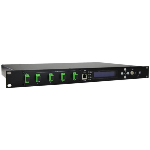 EDFA with WDM 19inch 2U rack mount 4 ports 19dBm ,WEB borwser management LCD front panel display - Image 2