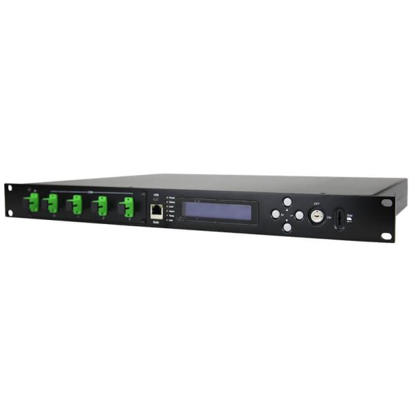 EDFA with WDM 19inch 2U rack mount 4 ports 19dBm ,WEB borwser management LCD front panel display - Image 4