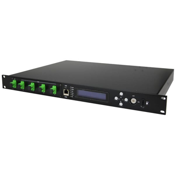 EDFA with WDM 19inch 2U rack mount 4 ports 19dBm ,WEB borwser management LCD front panel display - Image 3